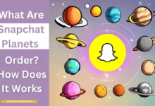 a photo of multiple planets around snapchat showing snapchat planes order