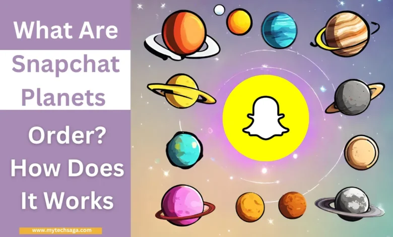 a photo of multiple planets around snapchat showing snapchat planes order